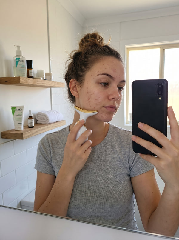 Masaje facial y del cuello